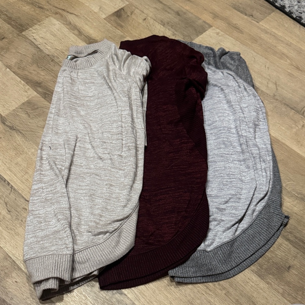 3 Maurice’s tops- quarter sleeve